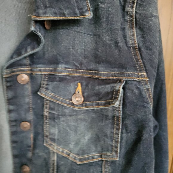 Just USA Distressed Denim Jacket 2X - Picture 7 of 13